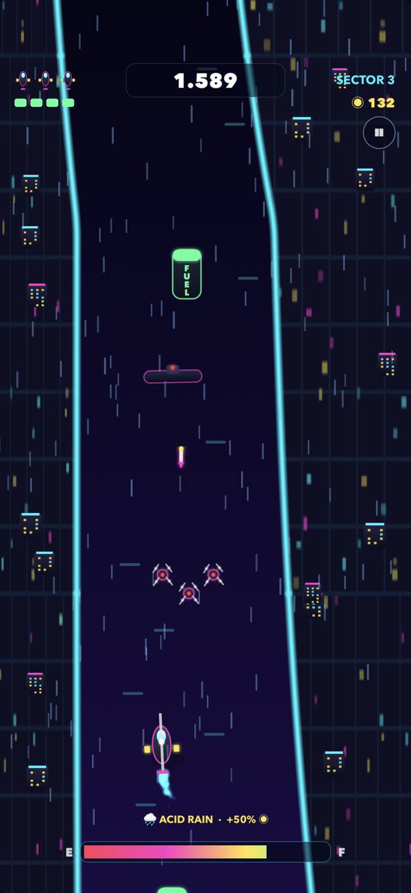 Altitude Zero The run screen